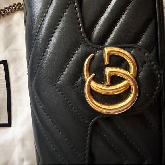 Gucci super mini marmont black bag - Picture 4 of 15